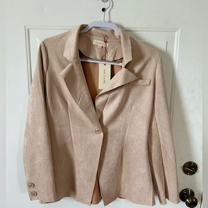 Solitaire Suede Blazer size Medium